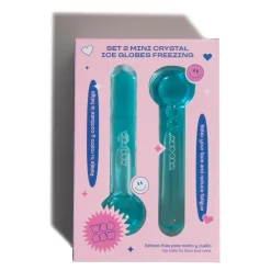 Set de 2 Mini Crystal Ice Globes Freezing