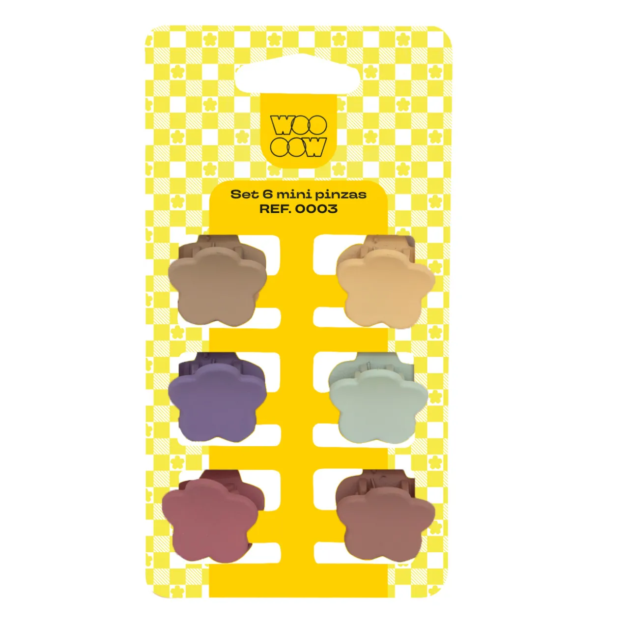 Set de 6 Mini Pinces Fleur