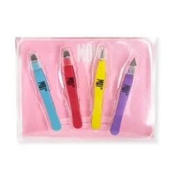 Set de 4 mini pinces à épiler