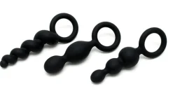Set de 3 Plugs Noirs