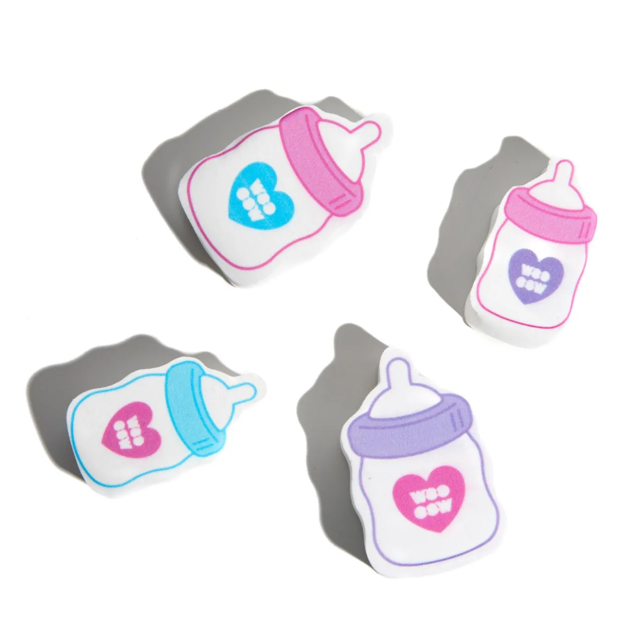 Set de 4 éponges Baby Bottle