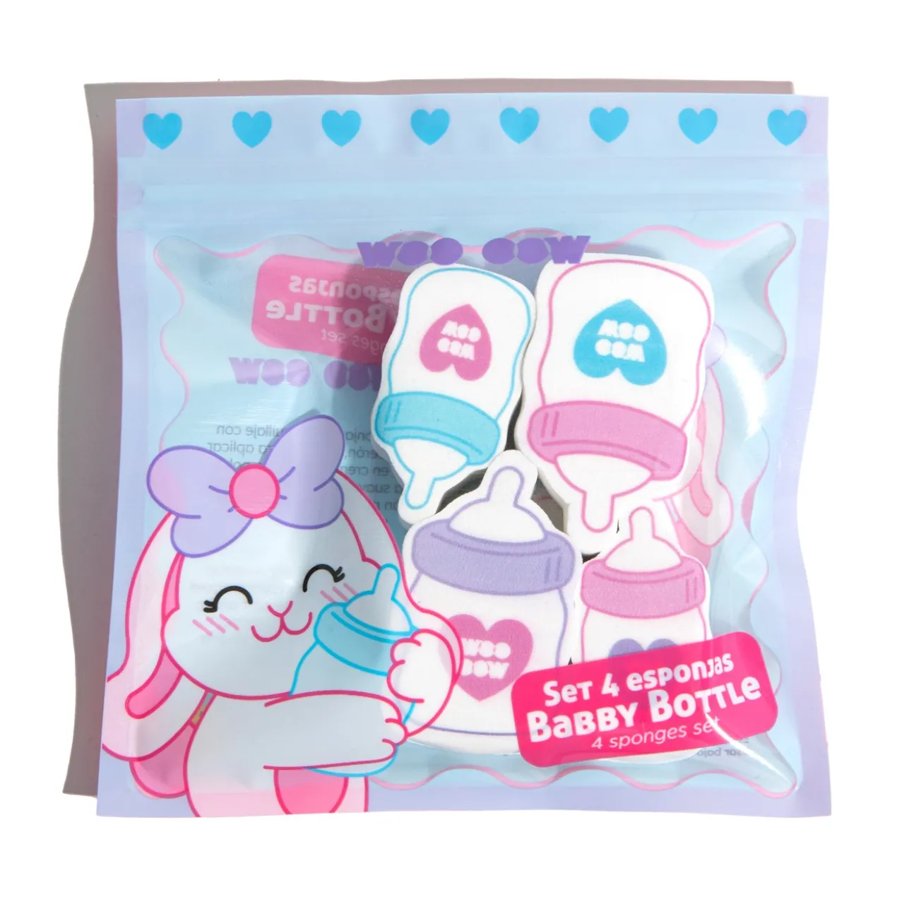 Set de 4 éponges Baby Bottle