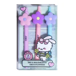 Set de 3 Stylos Chi's Flowers
