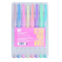 Set de 8 Stylos Gel Couleurs Pastel