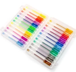 Set de stylos gel pailletés et fluo