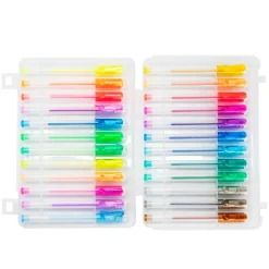 Set de stylos gel pailletés et fluo