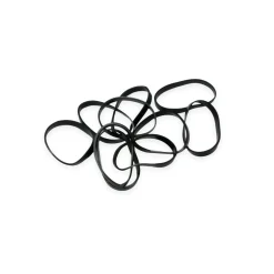 Set d'Élastiques en Silicone Noirs