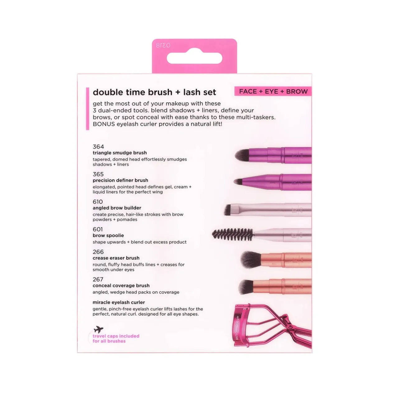Set Double Time Pinceaux + Recourbe-Cils