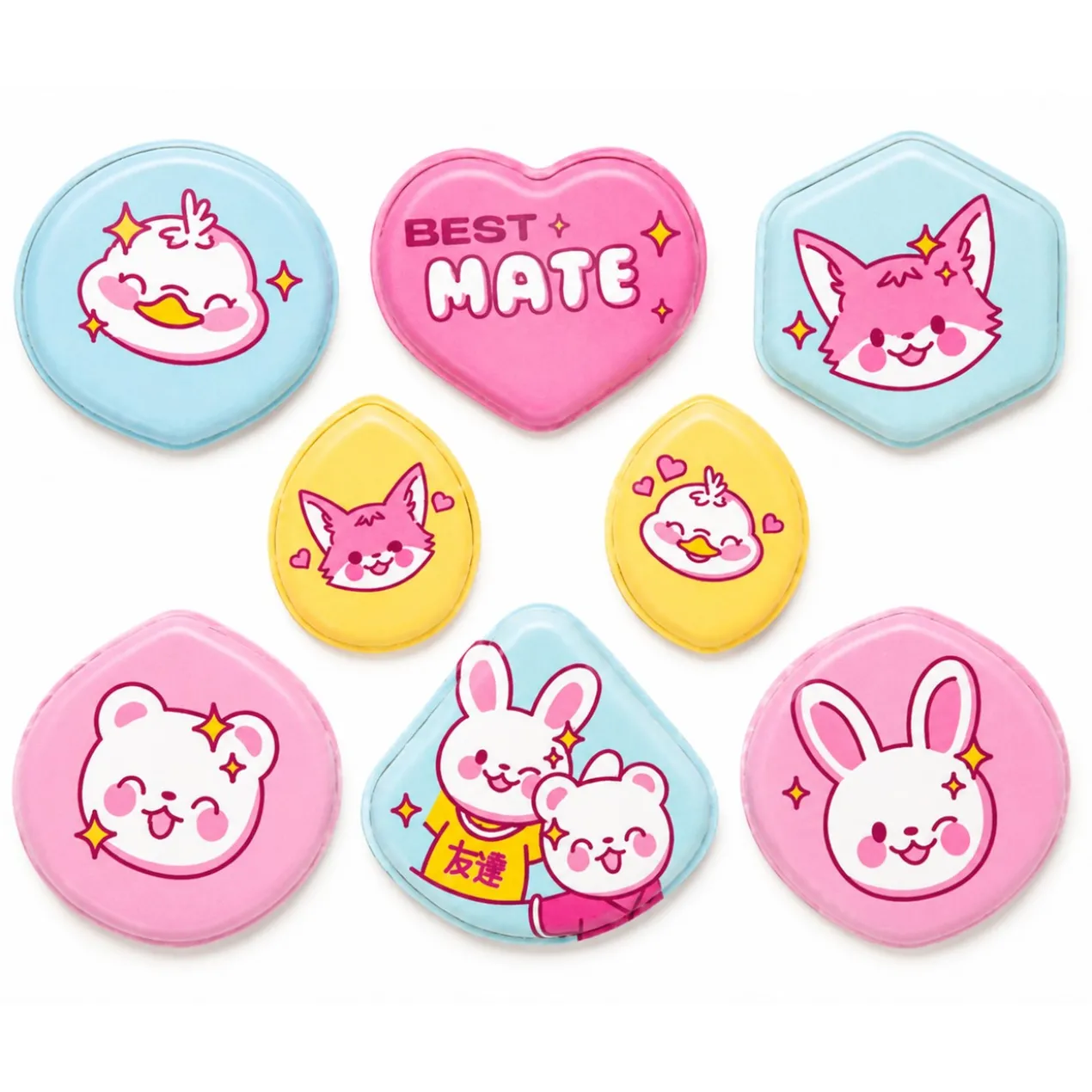 Set d’Éponges de Maquillage Squishy
