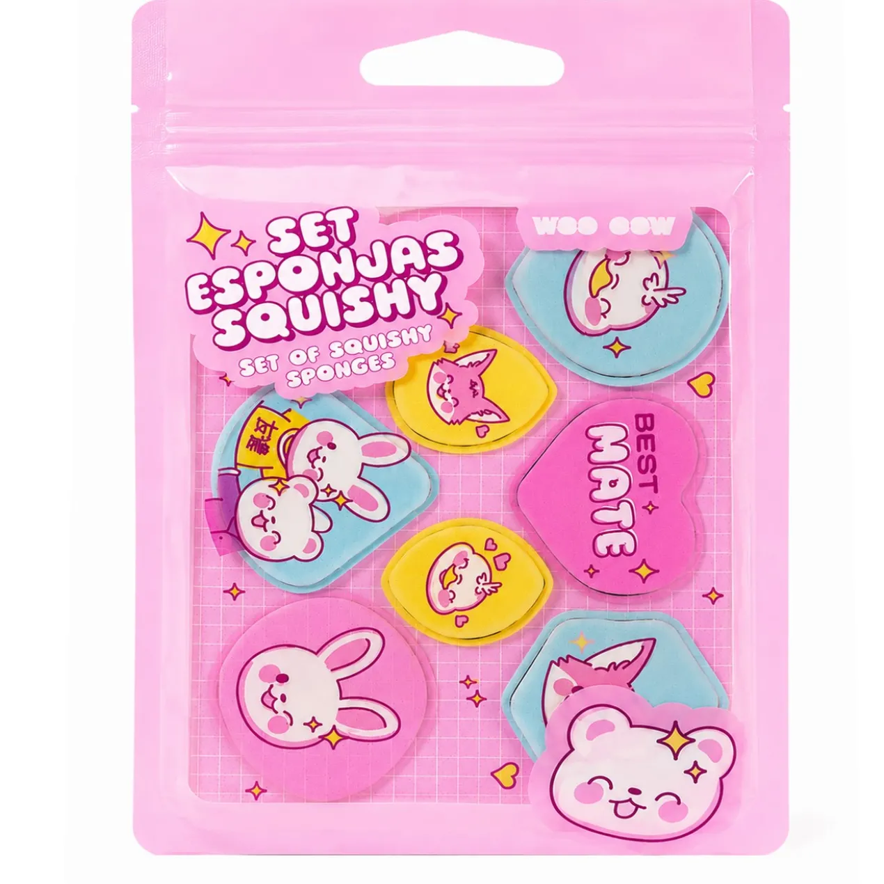 Set d’Éponges de Maquillage Squishy