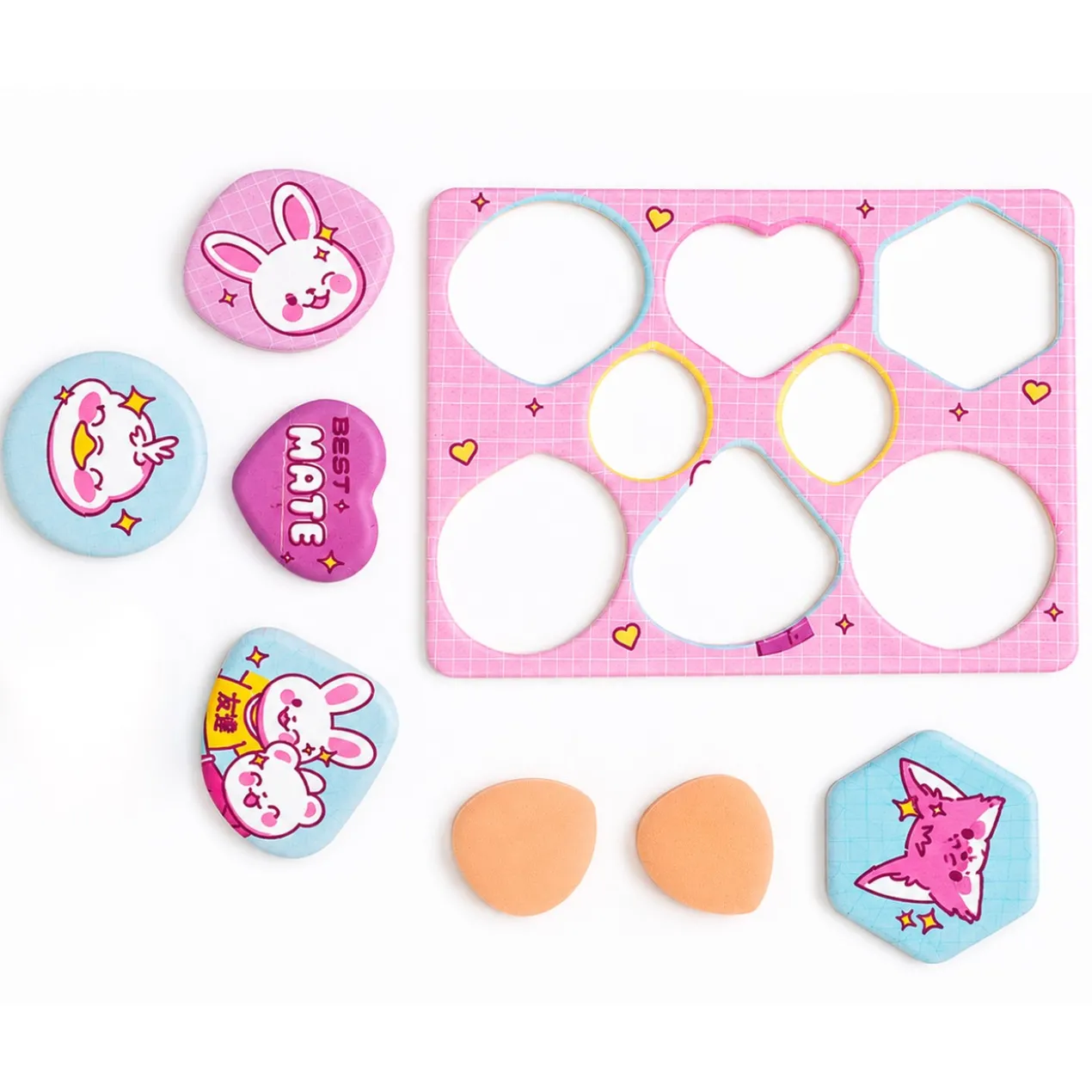 Set d’Éponges de Maquillage Squishy