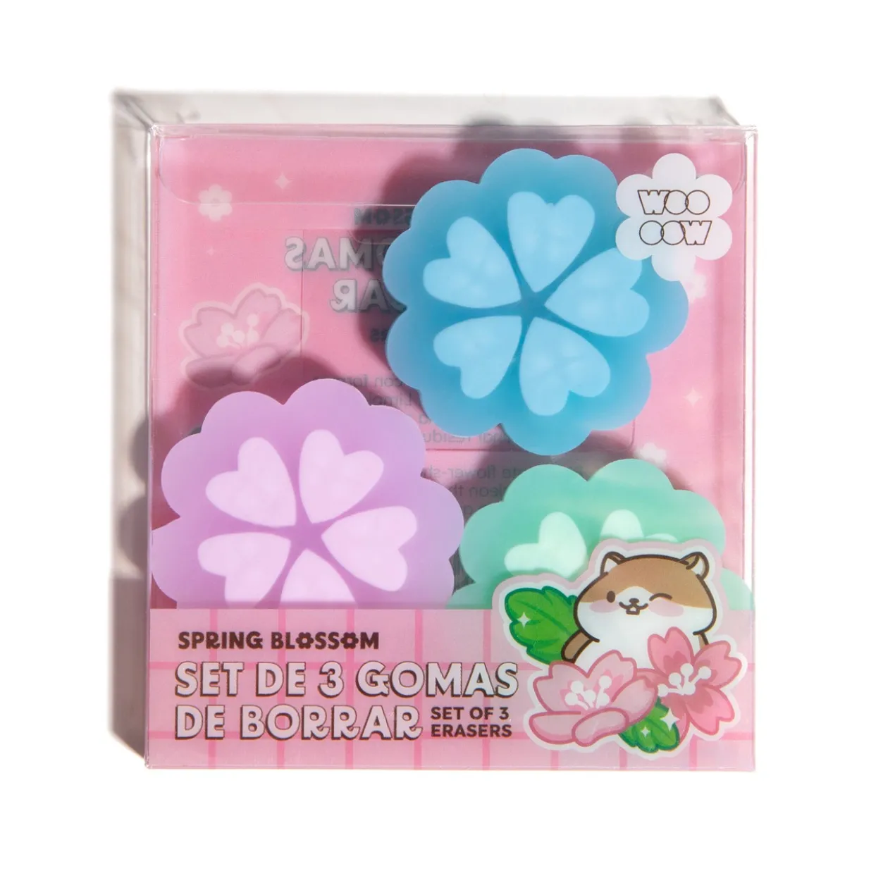 Set 3 gommes Spring Blossom