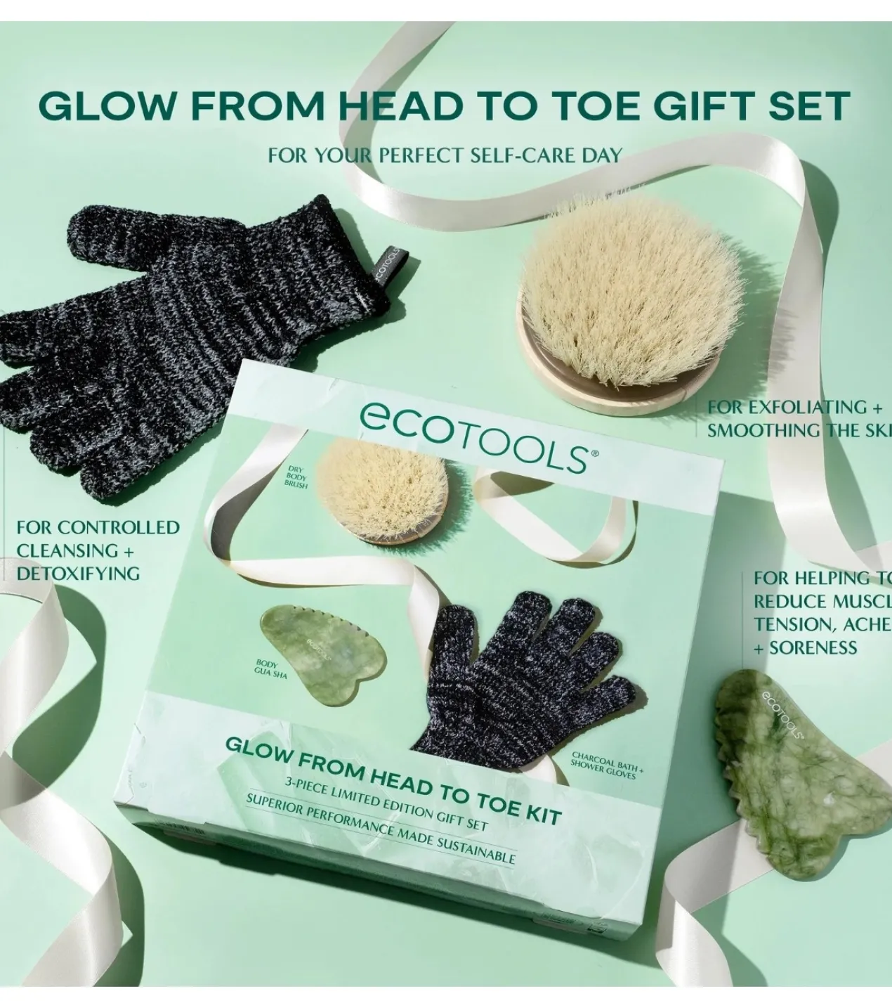 Set Holidays Soins des Pieds Glow From Head to Toe