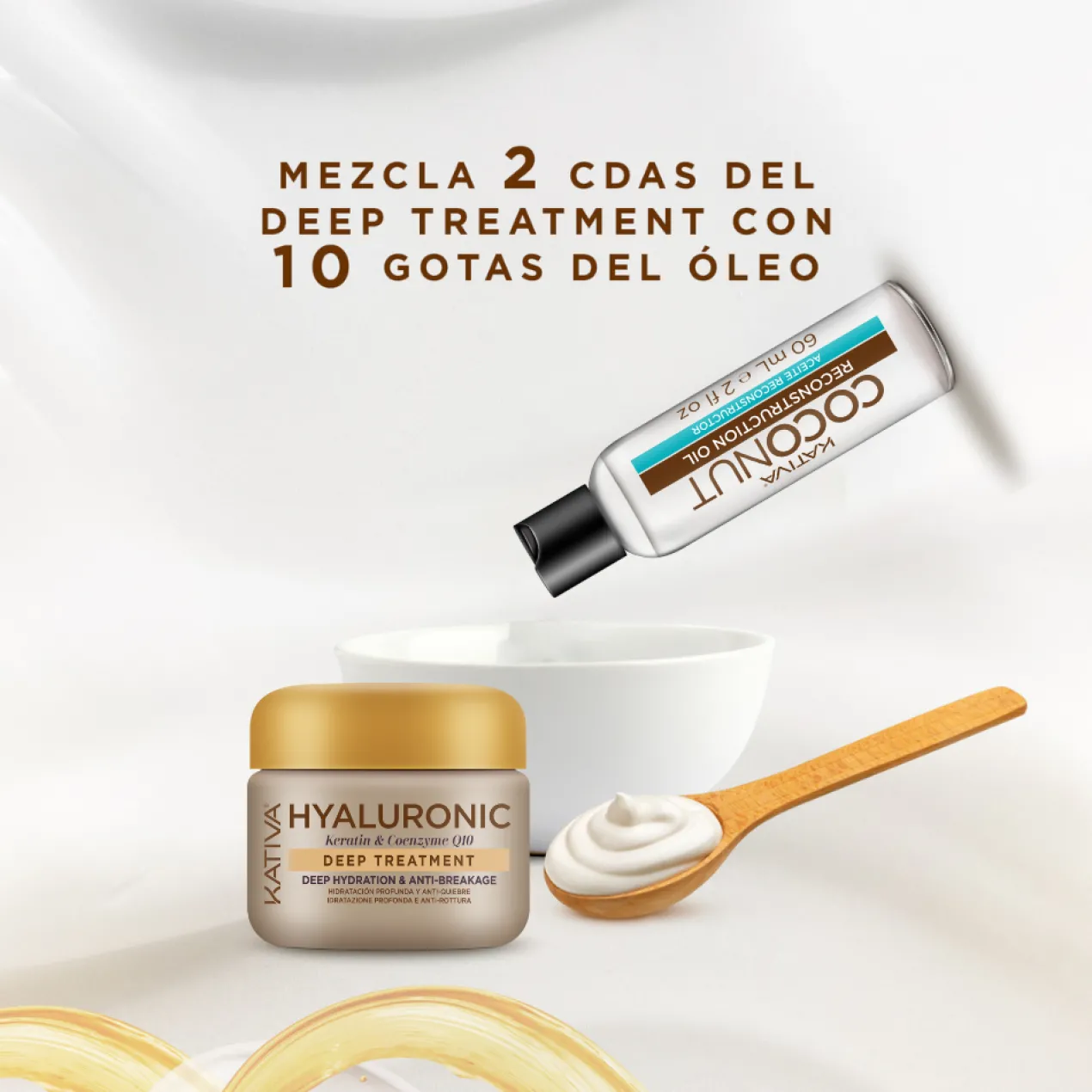 Set Hyaluronic & Coconut Oil Hair Cocktail Hydra-Reconstruction