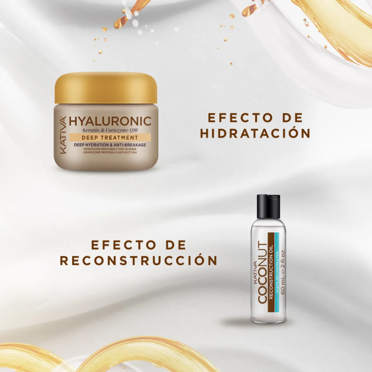 Set Hyaluronic & Coconut Oil Hair Cocktail Hydra-Reconstruction