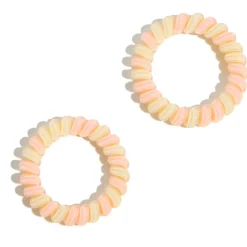 Set 2 Élastiques à Cheveux Câble Pastel