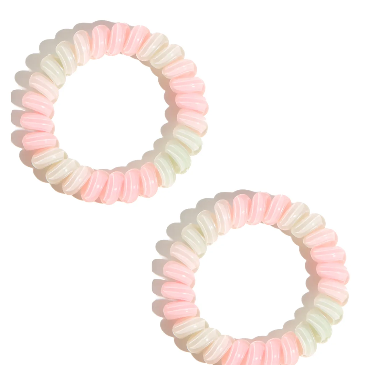 Set 2 Élastiques à Cheveux Câble Pastel