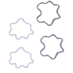 Set 4 Élastiques Torsadés
