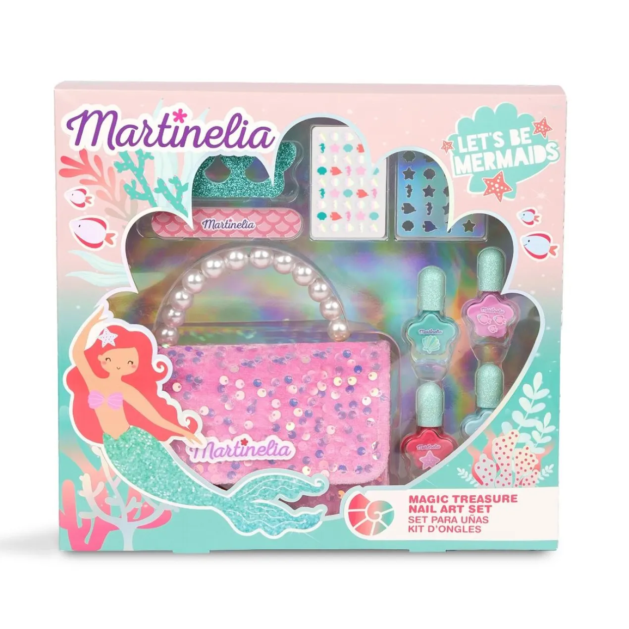 Set Let's Be Mermaids Treasure Nail Art
