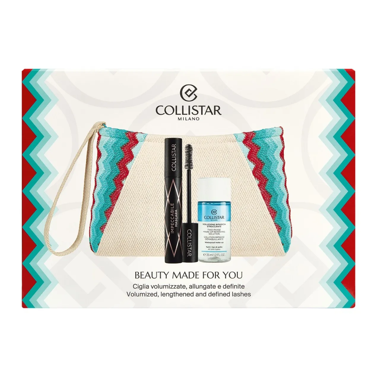 Set Mascara Impeccabile + Solution Biphasée Démaquillante Yeux et Lèvres