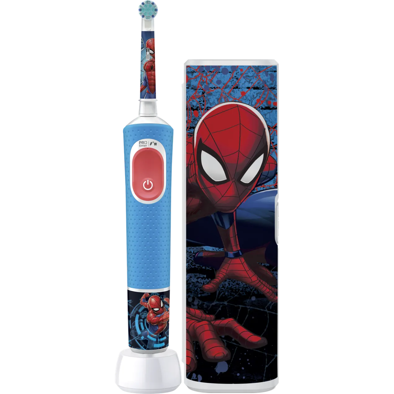 Set Spiderman Brosse à Dents Électrique + Étui de Voyage