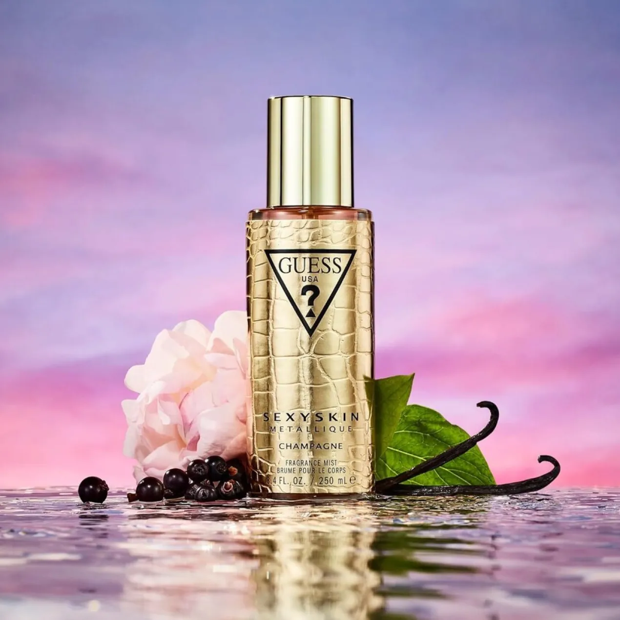 Sexy Skin Metallique Champagne Brume Corporelle