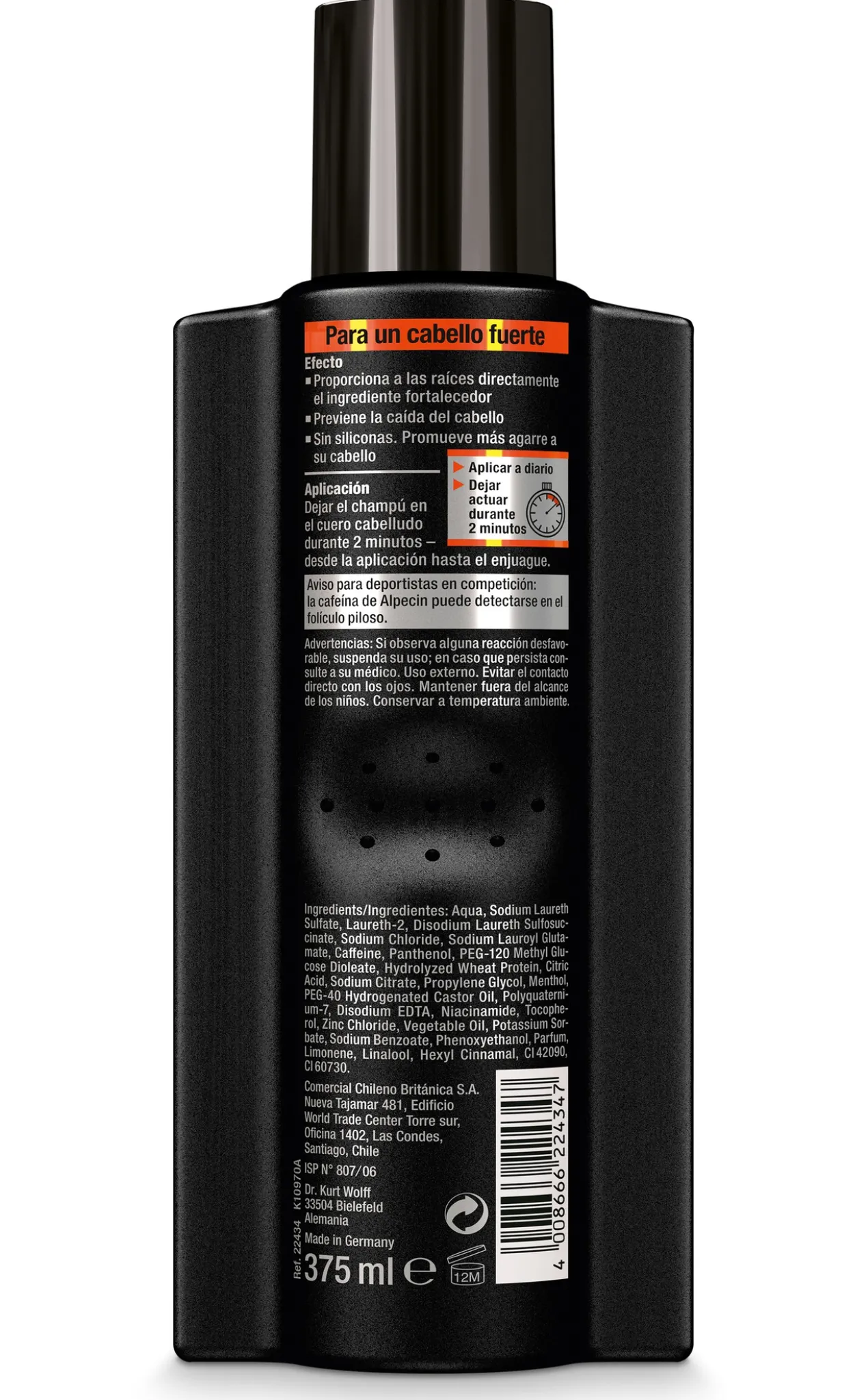 Shampoing Black Anti-chute