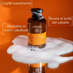 Shampoing éclat et vitalité orange et miel