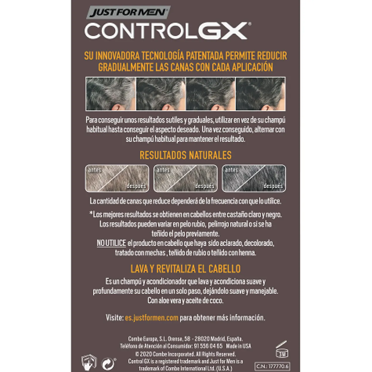 Shampoing Control GX et Après-shampoing 2 en 1