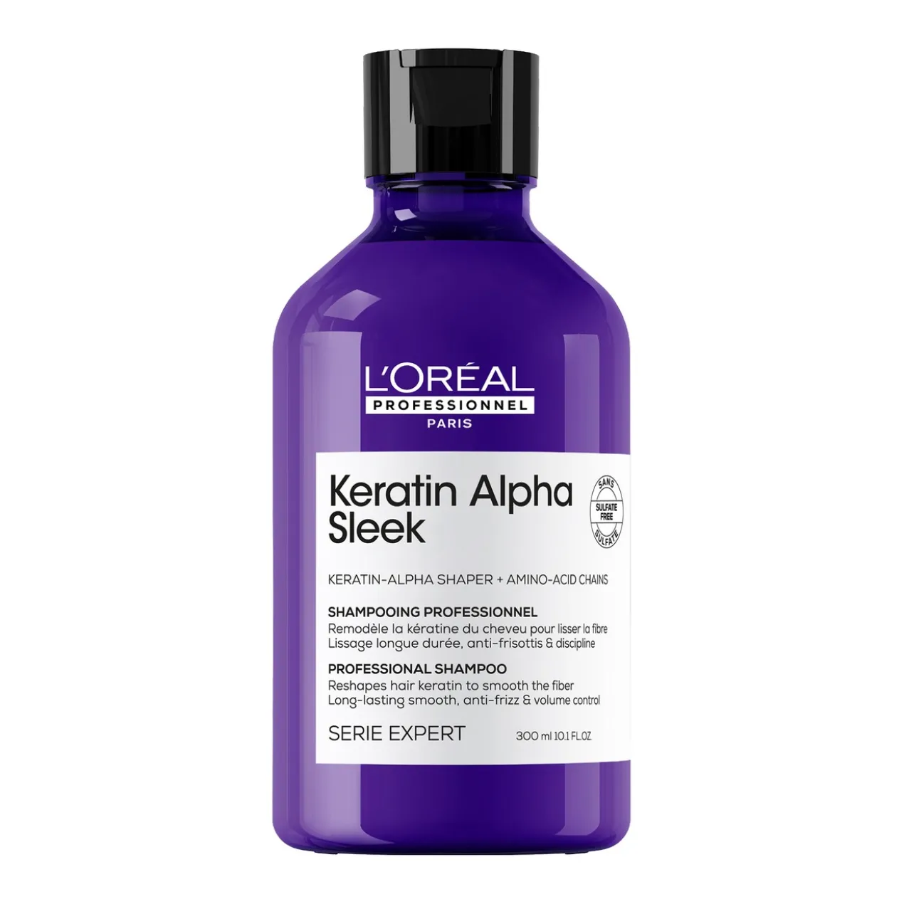 Shampoing Professionnel Sans Sulfates Keratin Alpha Sleek