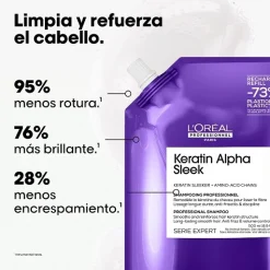 Shampoing Professionnel Sans Sulfates Keratin Alpha Sleek