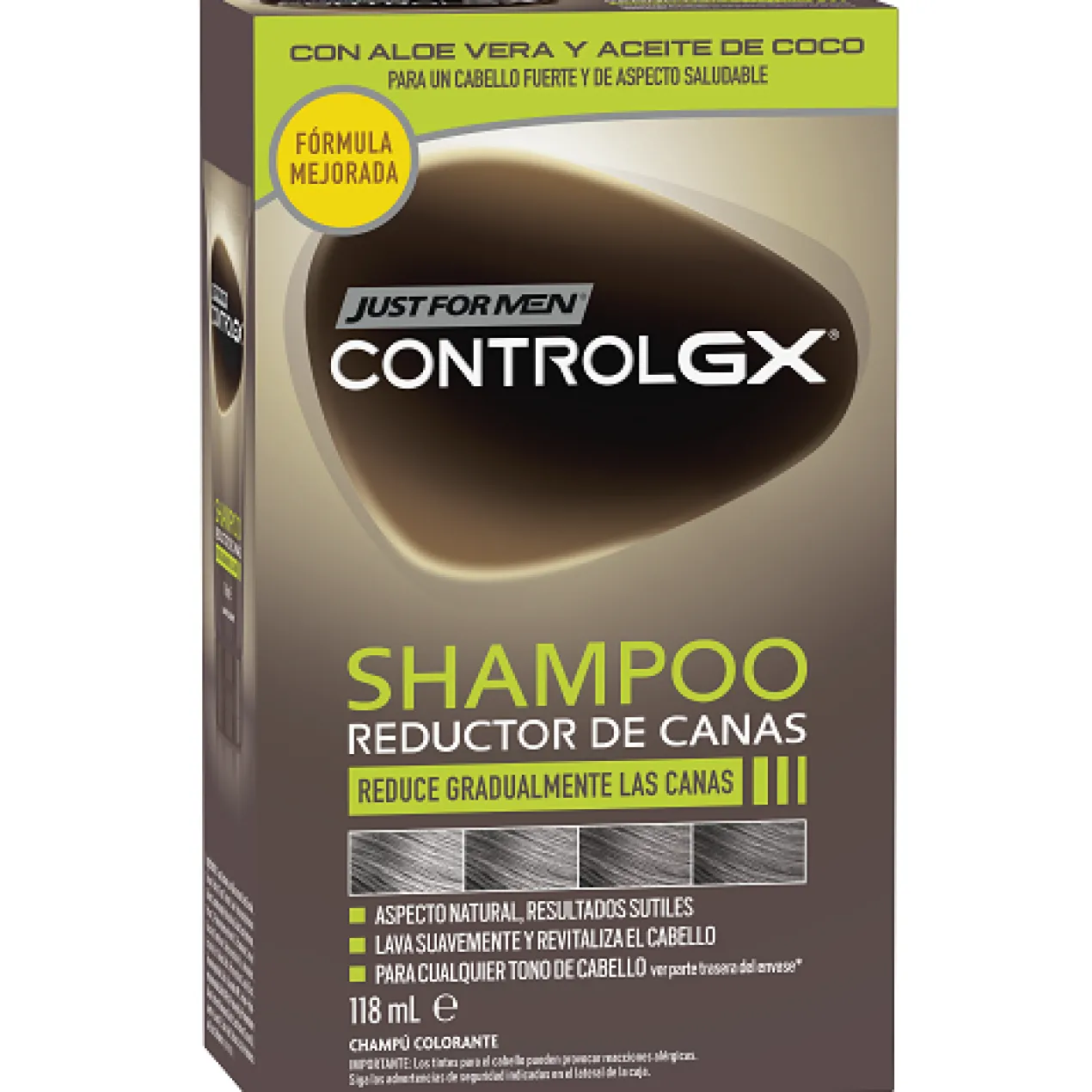 Shampoing Réducteur de Cheveux Gris Control GX
