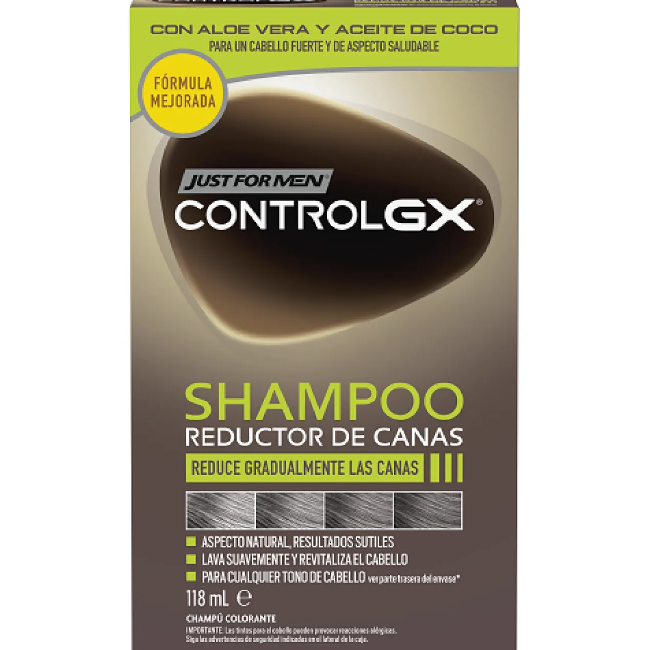 Shampoing Réducteur de Cheveux Gris Control GX