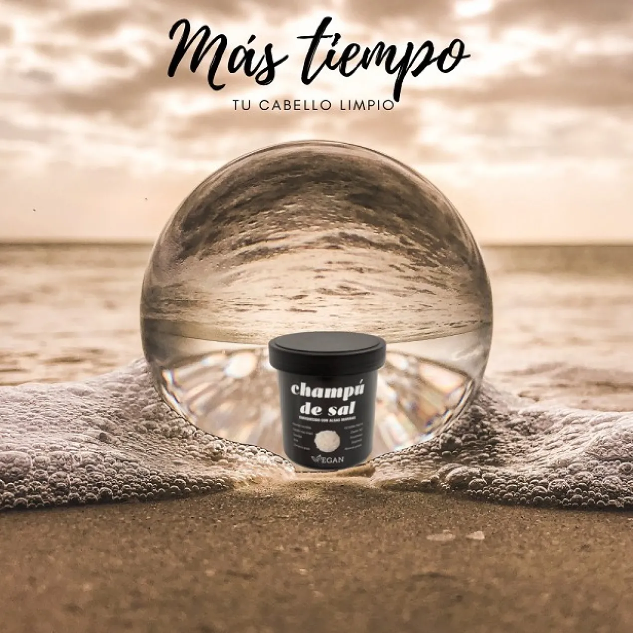 Shampoing Sel aux Algues Marines Cheveux Gras