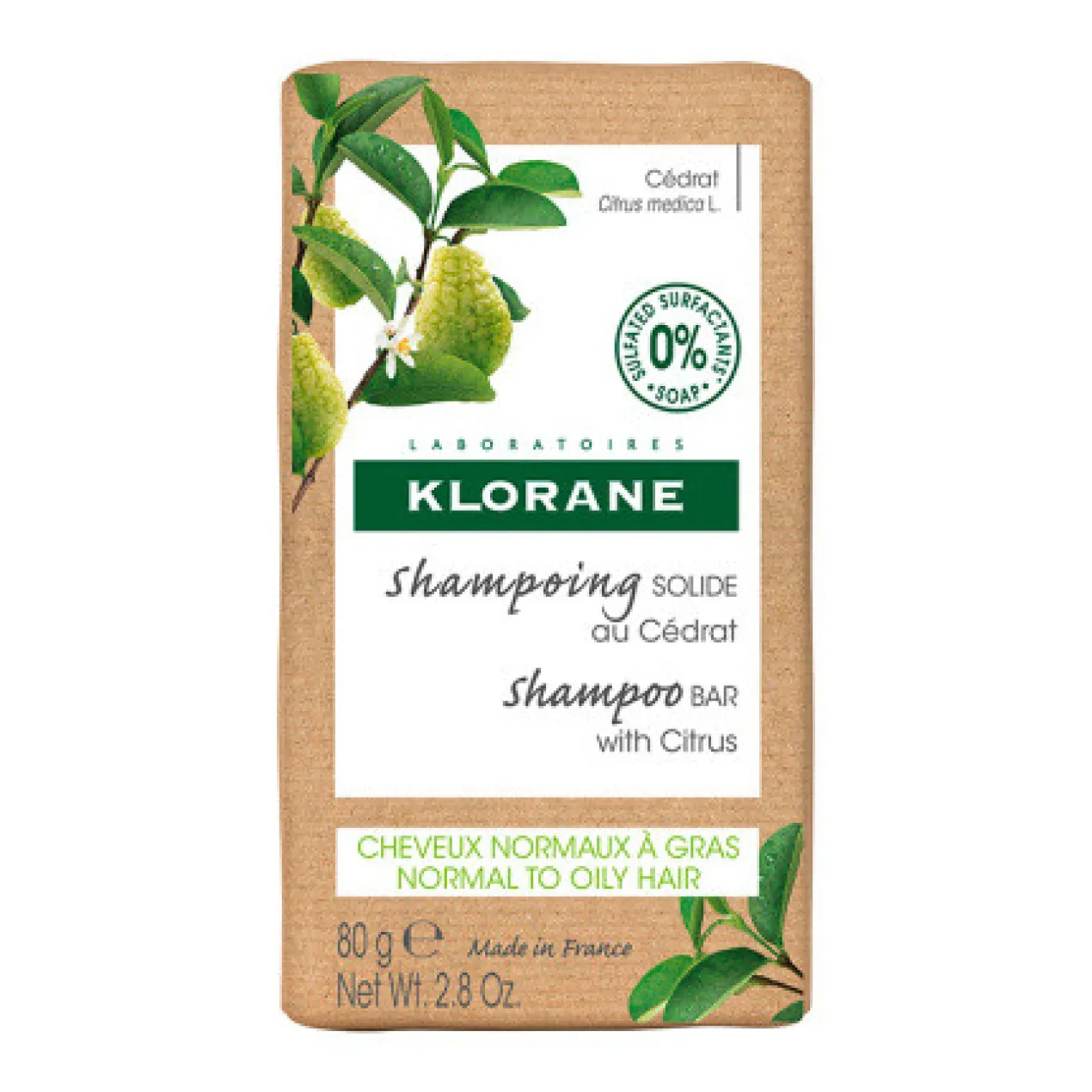 Shampoing Solide au Cédrat