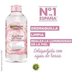 Skin Active Eau Micellaire aux Roses Nettoie & Illumine
