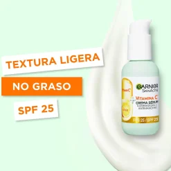 Skin Active Sérum Crème Vitamine C 2en1 Booster d'Éclat