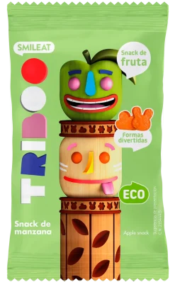 Snack de pomme biologique