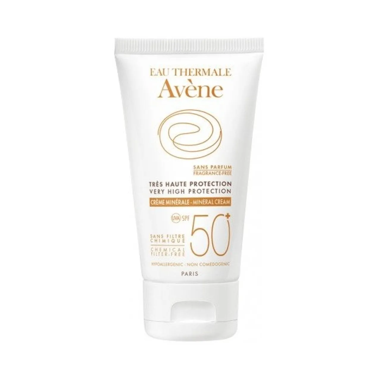 Solaire Peaux Intolerantes Crème 50+ Écrans Physiques