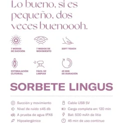 Sorbet Lingus Rose Suceur
