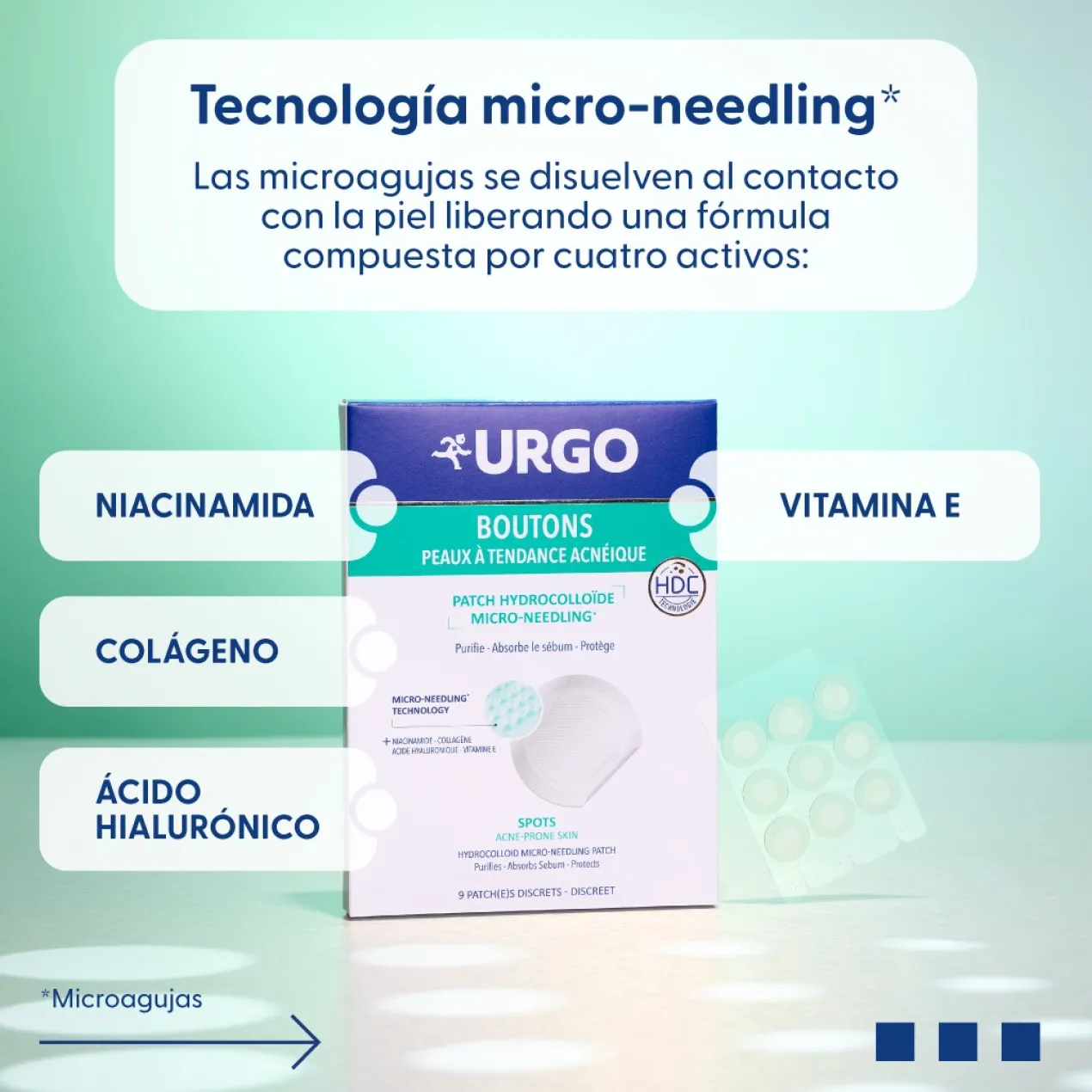 Spots Patchs Hydrocolloïde Microneedling Anti-Acné