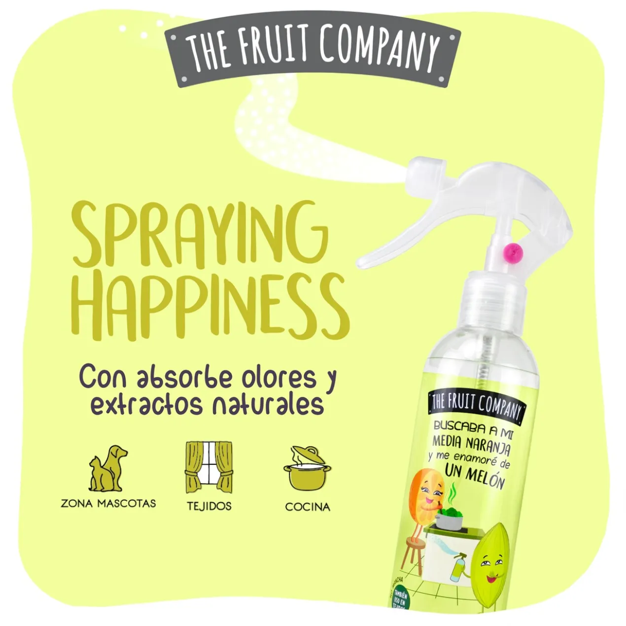 Spray Désodorisant Multi-usages de Melon