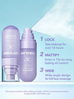 Spray fixateur matifiant Lock'D In Setting Spray