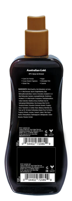 Spray Gel Bronzant SPF6