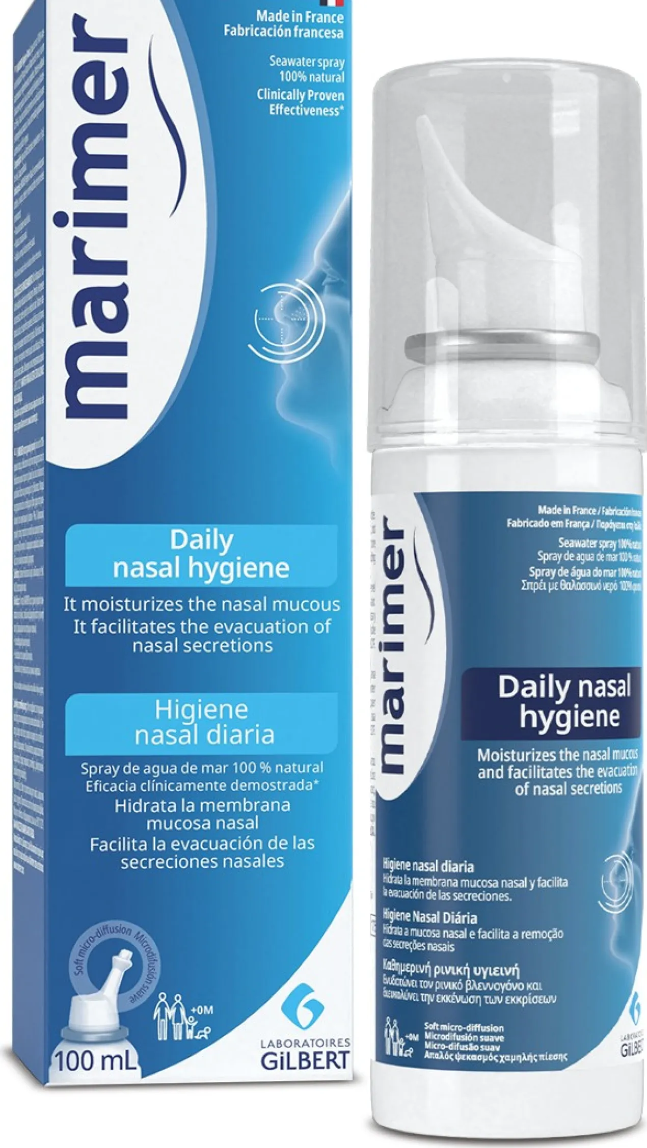 Spray Isotonique Hygiène Nasale Quotidienne