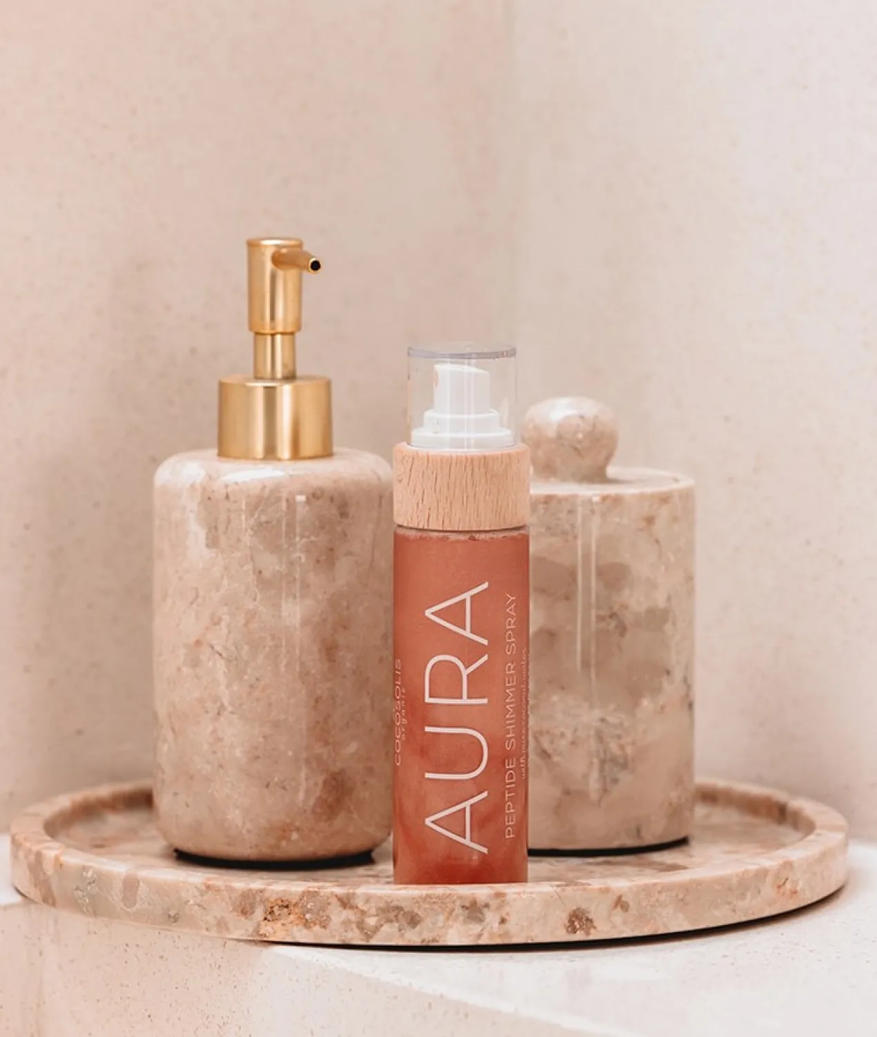 Spray lumineux Aura aux peptides