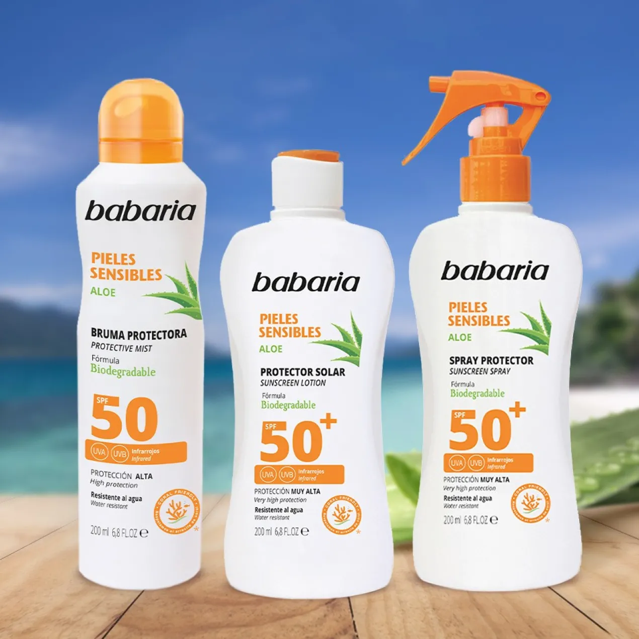 Spray solaire protecteur pour peaux sensibles