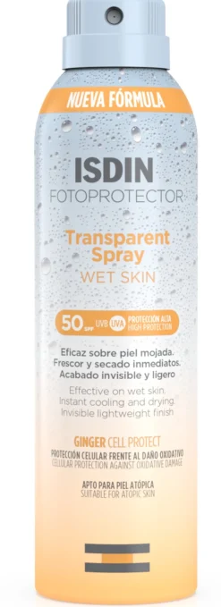 Spray solaire transparent Wet Skin