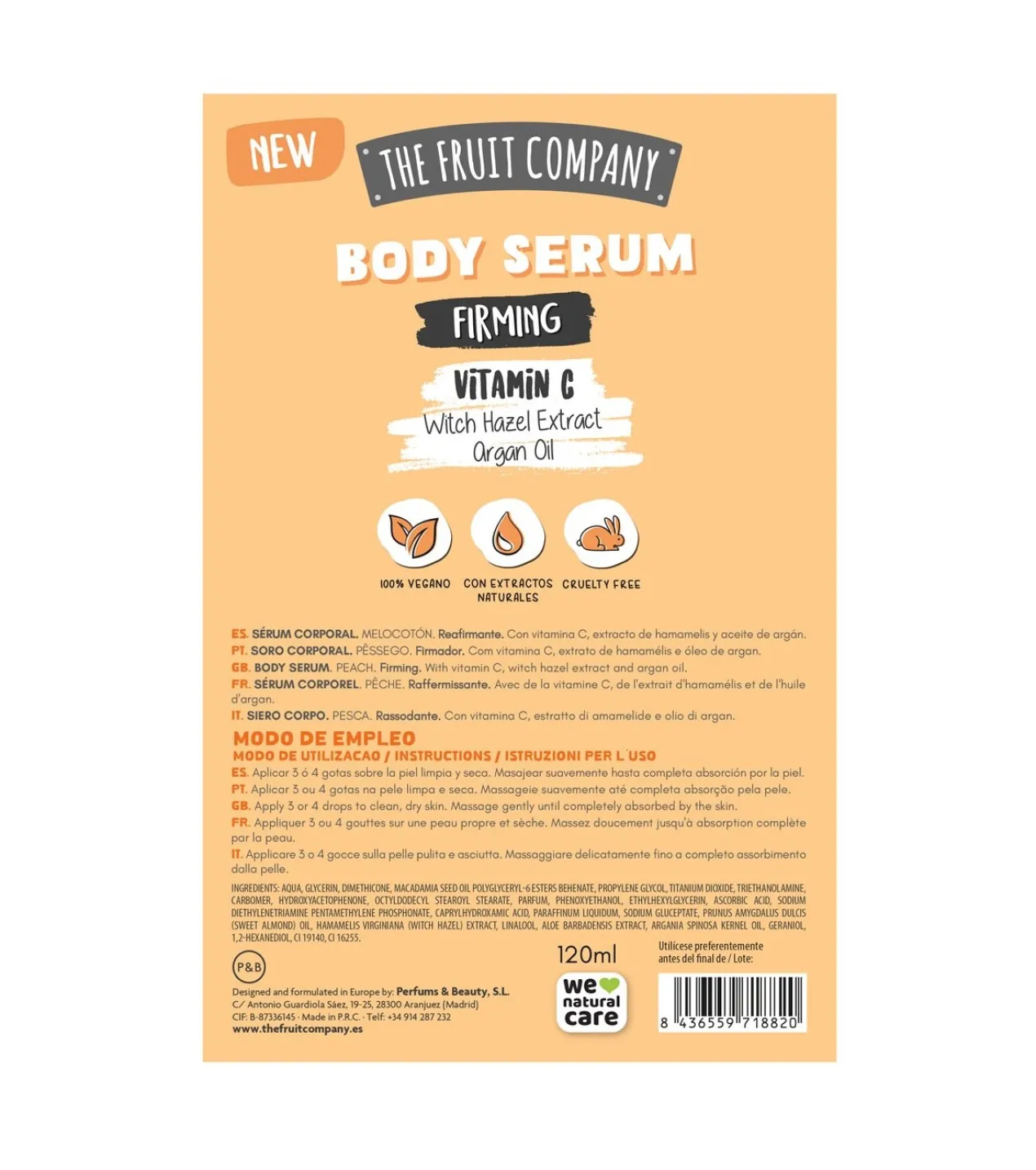 Sérum Corporel Raffermissant à la Vitamine C