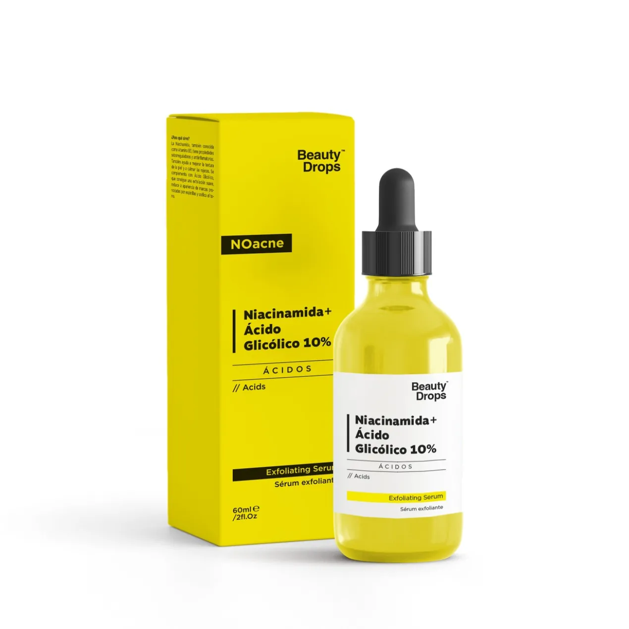 Sérum Exfoliant Niacinamide + Acide Glycolique 10%